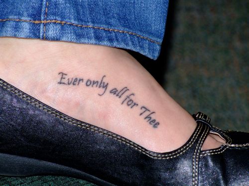 Ever only all for thee - thanks Amy